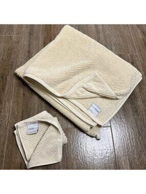 Kassatex Kassa Spa Zero Twist Cotton Towel Set Bath & Washcloth